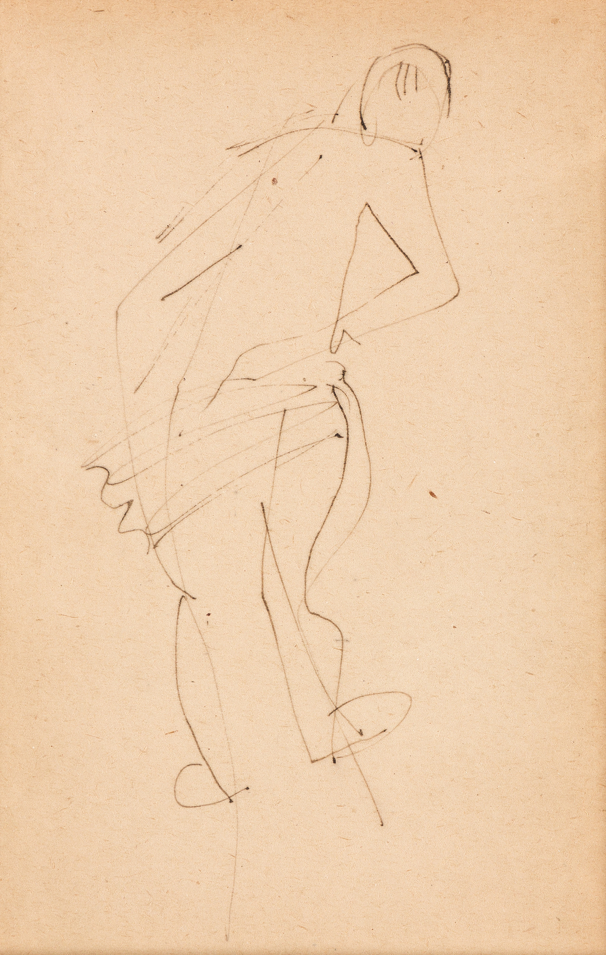 NORMAN LEWIS (1909 - 1979) Untitled (Figure Study).